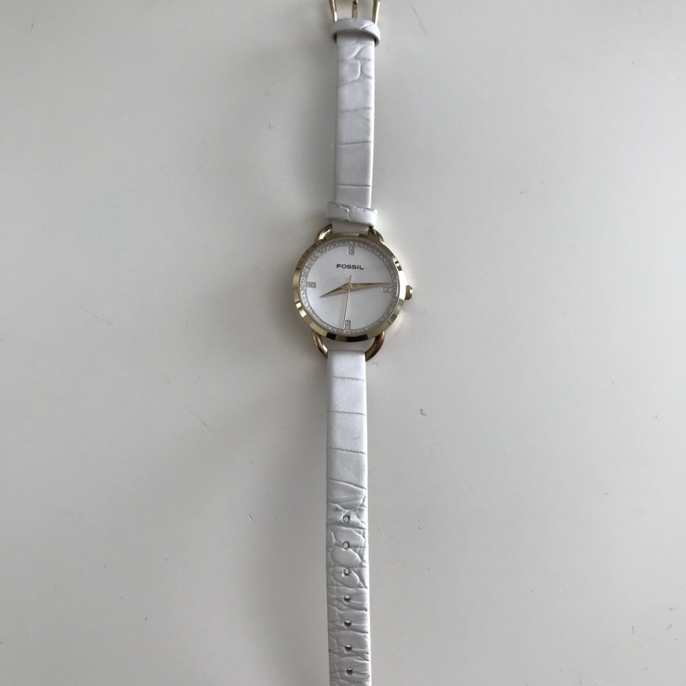 Fossil Watch - White/Gold Rhinestone - Picture 2 of 4